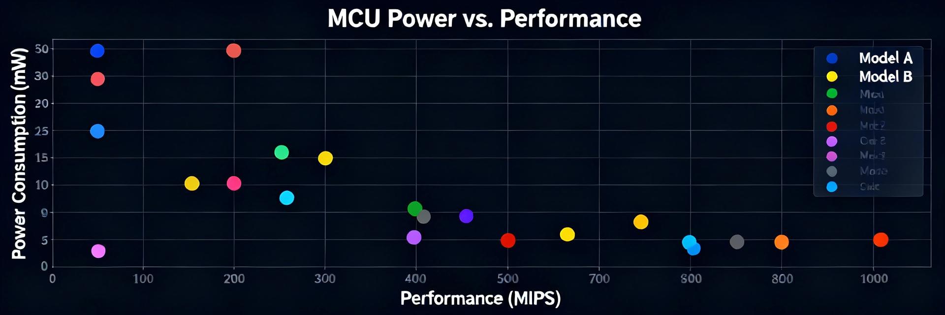 Low-Power 32-bit MCU Benchmarks: Power vs Performance Visualization