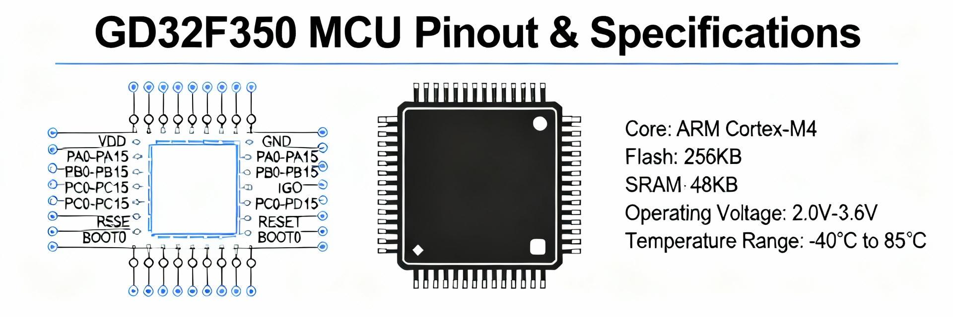 GD32F350K8U6 Datasheet Analysis: Key Specs & Pinout