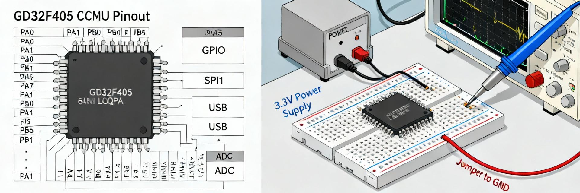 GD32F405RGT6 Diagram