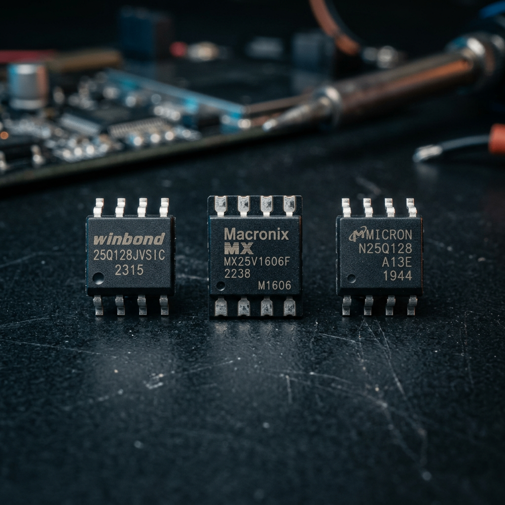 SPI NOR Flash Selection Guide: Winbond vs Macronix vs Micron — IClee