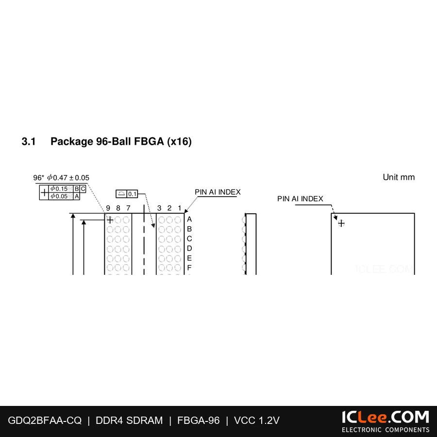 GDQ2BFAA-CQ GigaDevice Semiconductor (HK) Limited package outline drawing