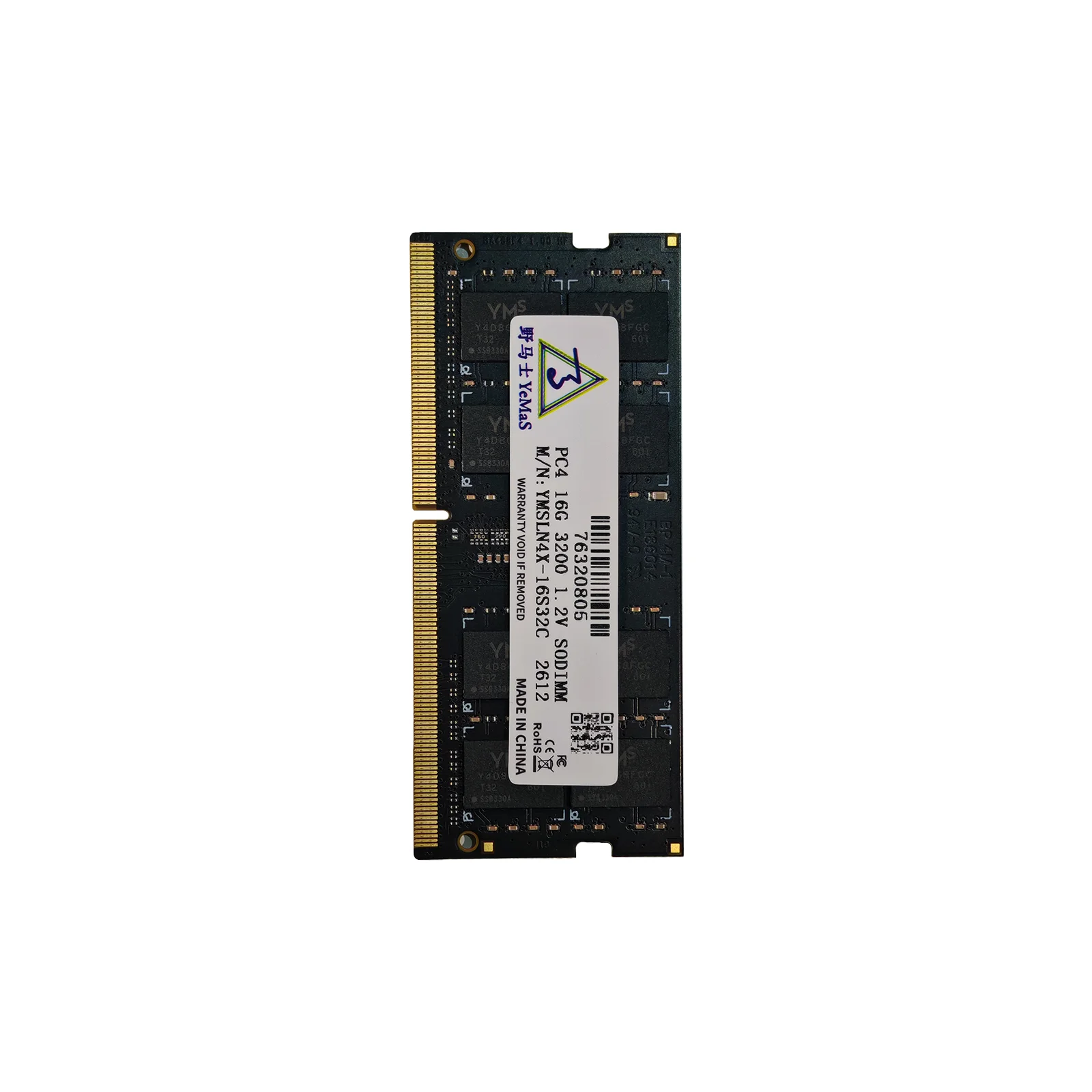 YEMAS DDR4 SO-DIMM 16GB 3200 260-pin memory module — industrial grade